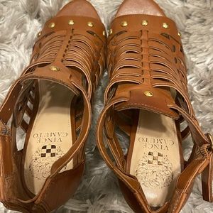 Vince Camuto Tan Heels